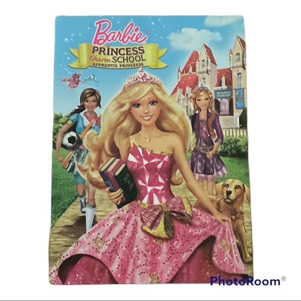Barbie princess charm school DVD video